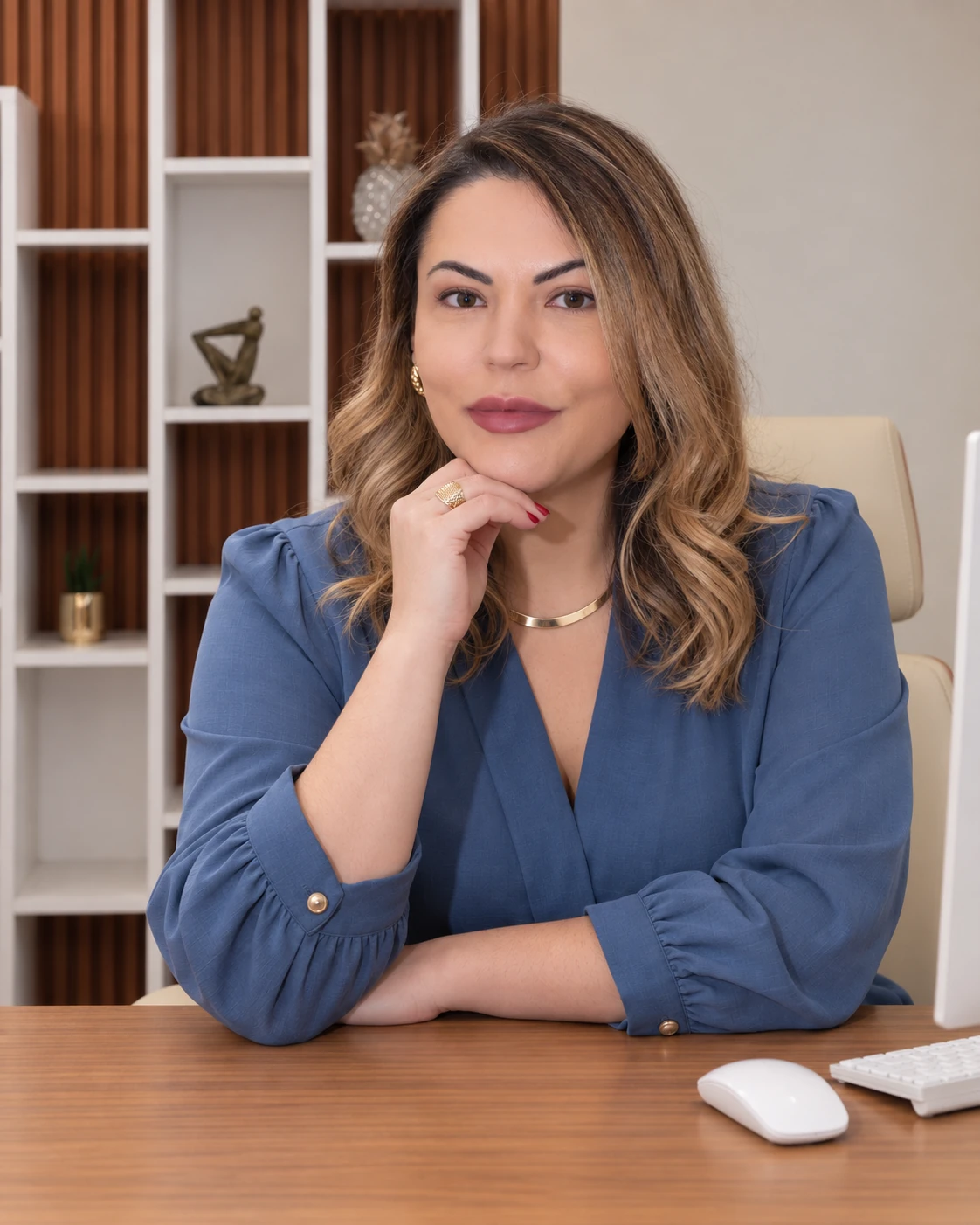 Camila Cavalari no consultório com fontes de proteína e suplemento proteico